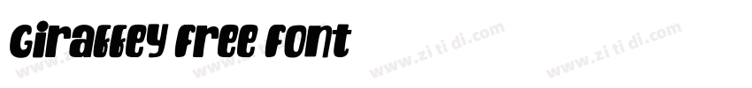 Giraffey Free Font字体转换
